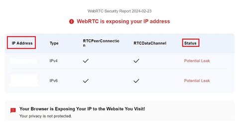 webrtc leak|Test de fuite WebRTC : Évitez les fuites dIP 